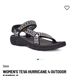 Teva Women's Hurricane 4 Sandals - Black and Gray